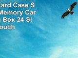 Deyard Waterresistant Memory Card Case Shockproof Memory Card Carrying Box 24 Slots