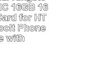 Professional Kingston MicroSDHC 16GB 16 Gigabyte Card for HTC Thunderbolt Phone Phone
