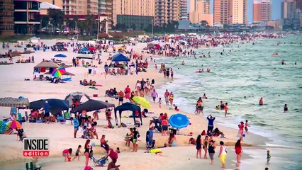 Près de 80 baigneurs se rassemblent dans une incroyable chaîne humaine pour sauver deux enfants emportés par le courant