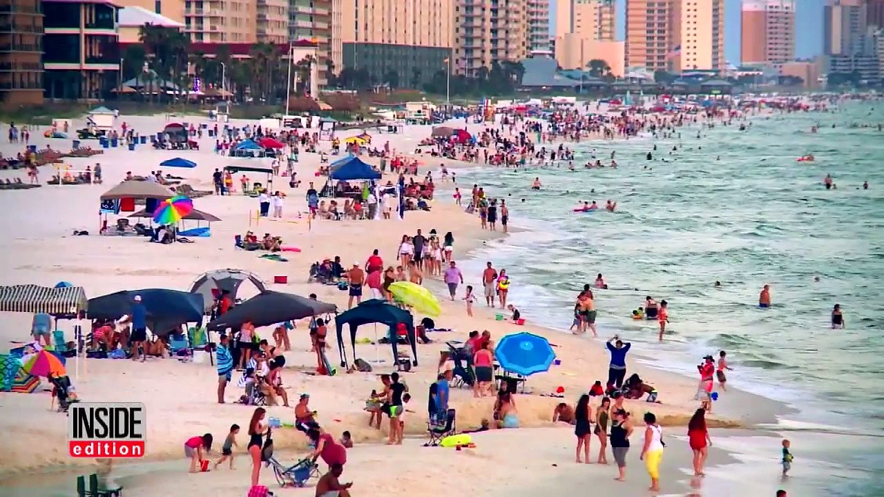 Près de 80 baigneurs se rassemblent dans une incroyable chaîne humaine pour sauver deux enfants emportés par le courant