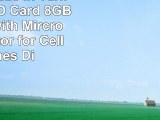 Kimtigo Made in Taiwan Micro SD Card 8GB Class 4 with Mircro SD Adaptor for Cell Phones