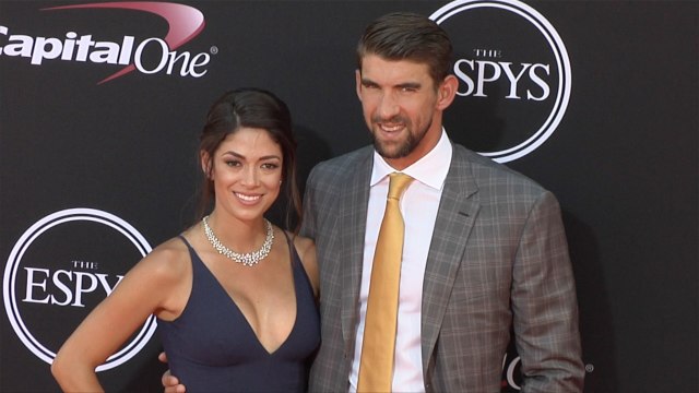 Michael Phelps and Nicole Johnson 2017 ESPY Awards Red Carpet