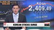 Korean stocks hit new high on Fed rate hike comments, earnings optimism