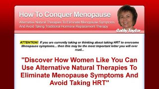 How To Conquer Menopause