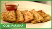 Gobi Paratha Recipe | In Telugu | క్యాబేజీ/గొబీ పరాఠా | Quick and Simple Breakfast Recipe | Vantalu
