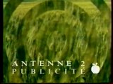 Antenne 2 - 3 Juillet 1992 - Jingle pub, début JT 20H (Henri Sannier)