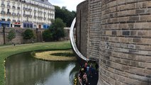 Ouverture du toboggan du Voyage à Nantes