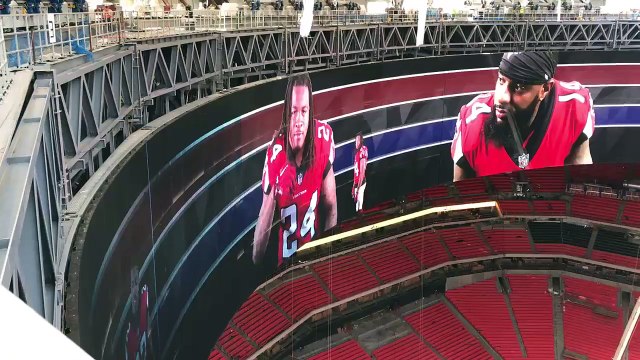 Тест halo board @ Mercedes-Benz Stadium