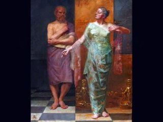 SÓCRATES vs JANTIPA (470 a.c.) Pasajes de la historia (La rosa de los vientos)