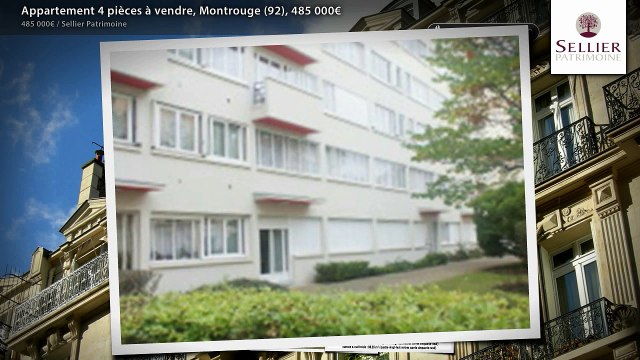 Appartement 4 pièces à vendre, Montrouge (92), 485 000€