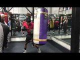 Monster Shots - Boxing Champ Mikey Garcia Killing The Heavy Bag - esnews boxing