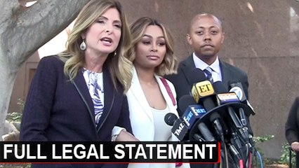 Black Chyna & Lawyer's Press Conference On Rob Kardashian Restraining Order | Attorney Lisa Bloom