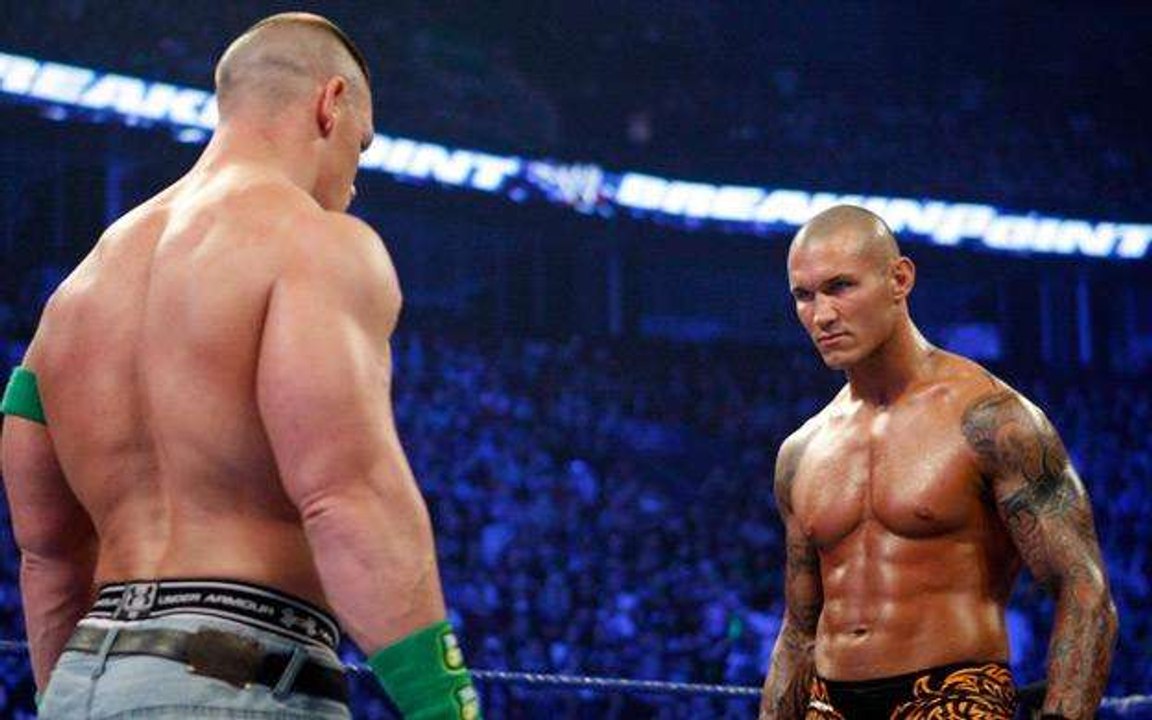 John Cena & Randy Orton On Top Of Hell In A Cell - WWE