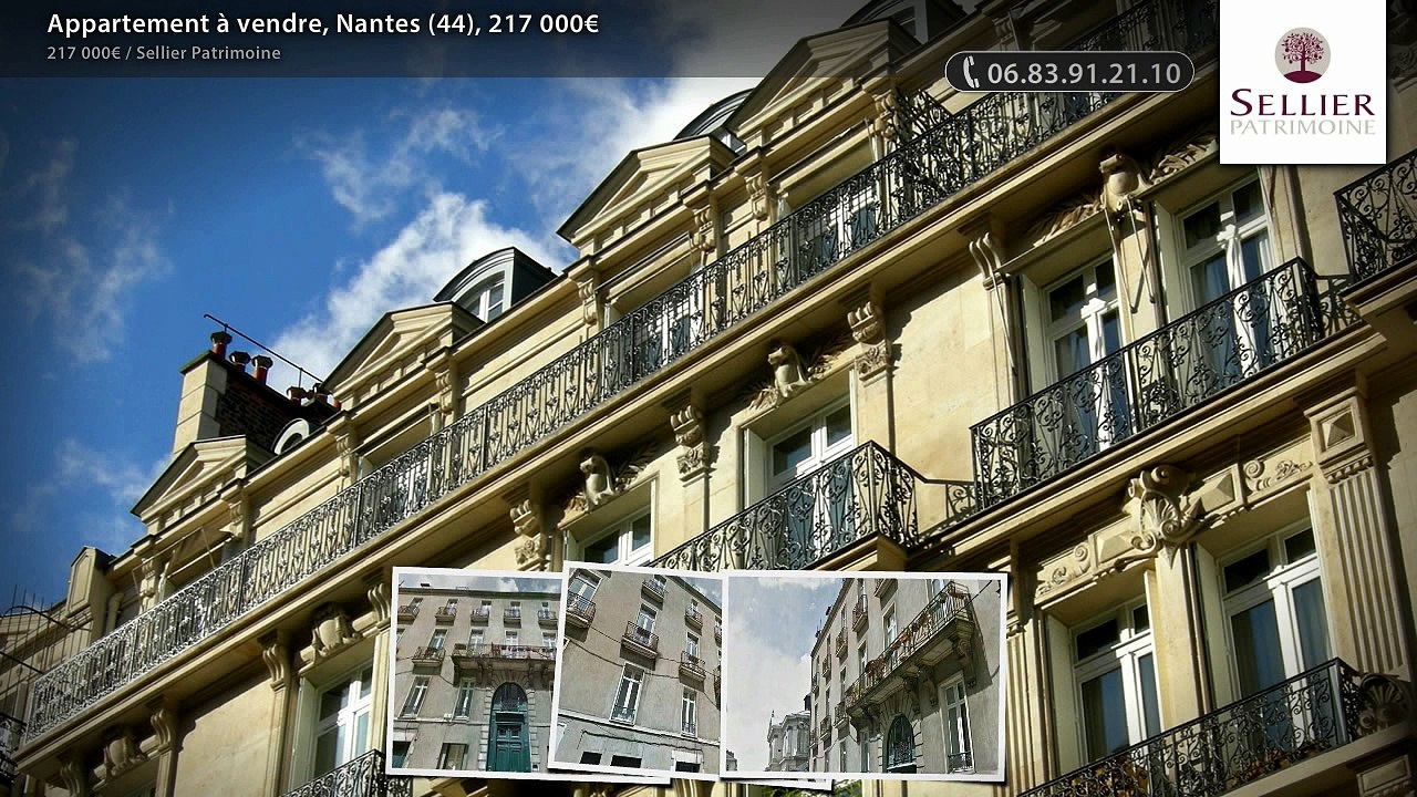 Appartement à vendre, Nantes (44), 217 000€