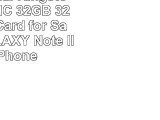 Professional Kingston MicroSDHC 32GB 32 Gigabyte Card for Samsung GALAXY Note II ATT