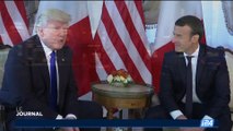 Diplomatie: Donald Trump est arrivé à Paris
