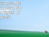 Sony Cybershot DSCW800 Digital Camera Memory Card 2 x 8GB SDHC Secure Digital High