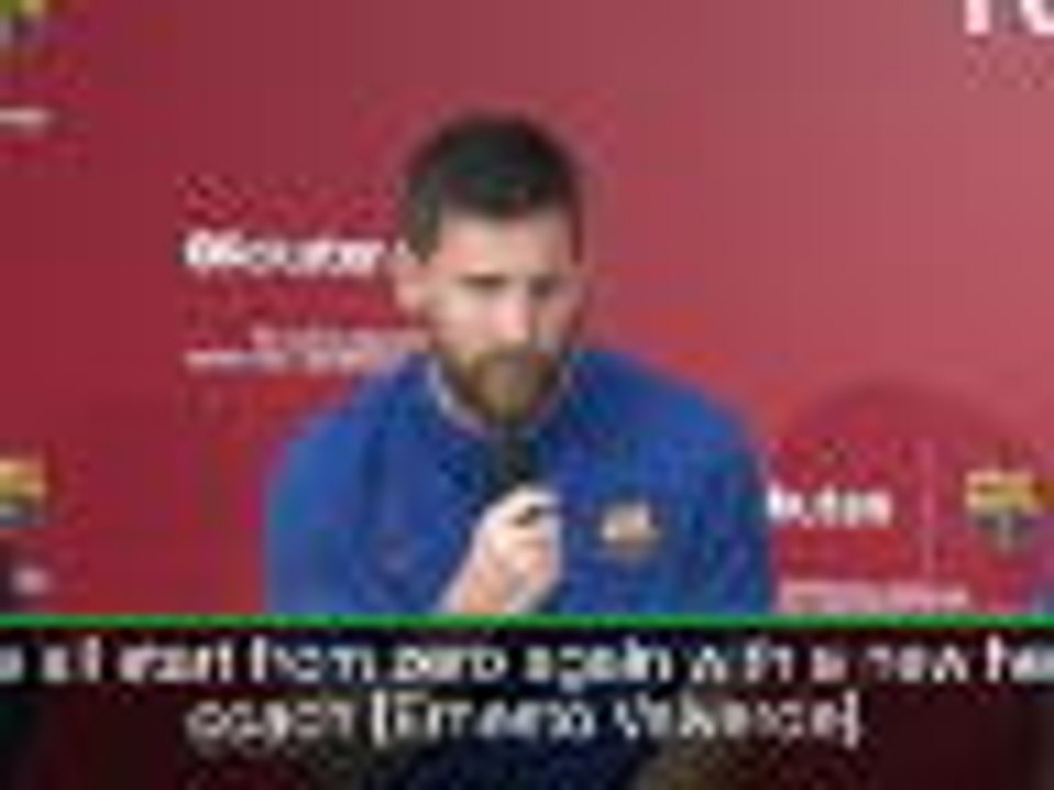 Messi looking forward to working with Valverde