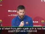 Messi looking forward to working with Valverde