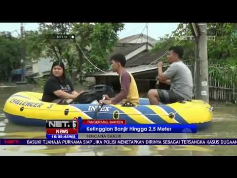 Ketinggian Banjir di Perumahan Tangerang akibat Pompa Sedotan Tidak Berfungsi - NET 16