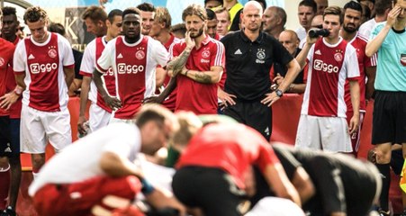 Maçta Yere Yığılan Ajax'lı Futbolcunun Beyninde Ciddi Hasar Var