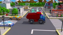 Police Car Chase with Racing Cars Cartoon for children & kids 3D Animation - Cars & Truck Stories