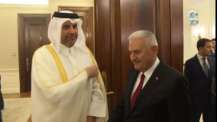 Başbakan Yıldırım, Katarlı Bakanı Kabul Etti