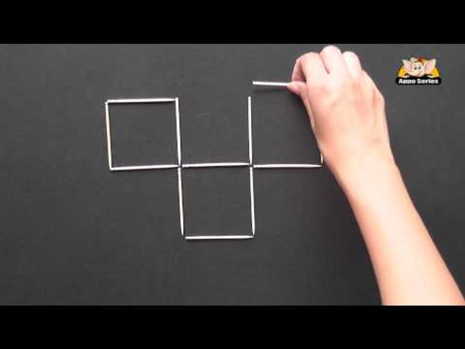 Make 7 Squares from 4 Squares in Sindhi