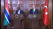 Dışişleri Bakanı Çavuşoğlu ve Gambiya Dışişleri Bakanı Ile Ortak Basın Toplantısında Konuştu -3
