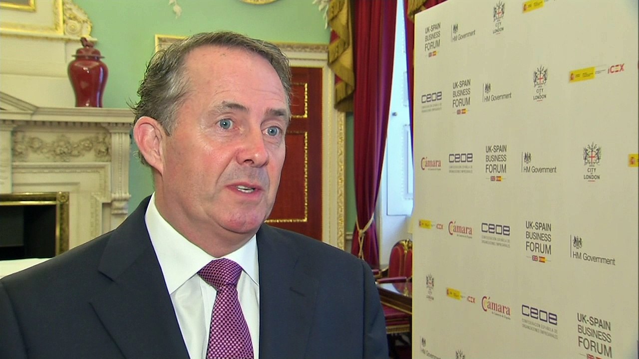 Liam Fox says Spain and Britain 'inter-dependent'
