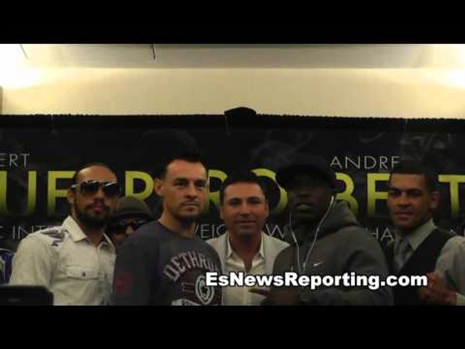 andre berto vs robert guerrero la faceoff