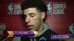 Lonzo Ball Postgame Interview after Dropping 36 Pts vs Sixers  July 12, 2017  NBA Summer League