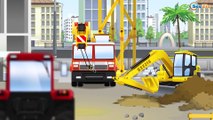 Traktor DOBRY Traktorek Traktory Dla Dzieci i inne - Tractor Working At The City | For Kids
