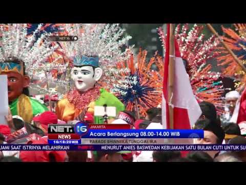 Ribuan Warga Ikuti Parade Bhinneka Tunggal Ika Demi Menjaga Persatuan Bangsa - NET 16