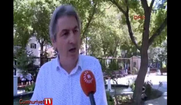 Röportaj sırasın gölete düşen çocuğu kameraman kurtardı