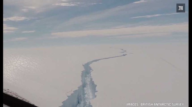 Un iceberg de la taille d'un département français vient de se détacher de l'Antarctique