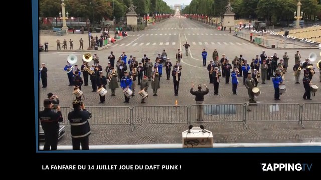 14 juillet : Quand la fanfare interarmées reprend du Daft Punk, la vidéo buzz !