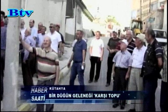 Hisarcık'ta Düğünlerde Karşı Topu Atma Geleneği