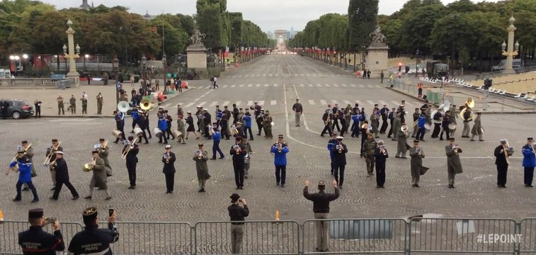 La fanfare de l'armée reprend Daft Punk pour le 14 juillet