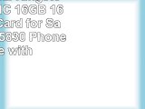 Professional Kingston MicroSDHC 16GB 16 Gigabyte Card for Samsung GTS5830 Phone Phone