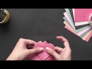 Origami - Origami in Gujarati - Heart Book Mark