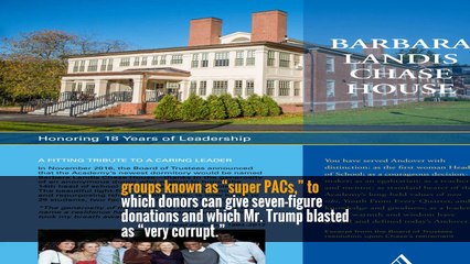 At Private Dinners, Pence Quietly Courts Big Donors and Corporate Executives