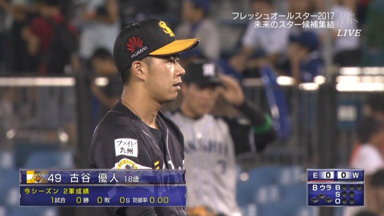 古谷、家族の見守る中 ８回・９回をパーフェクト＆表彰式