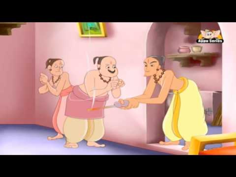 Tenali Raman and The Greedy Bhramans in Marathi - Tenali Raman Tales