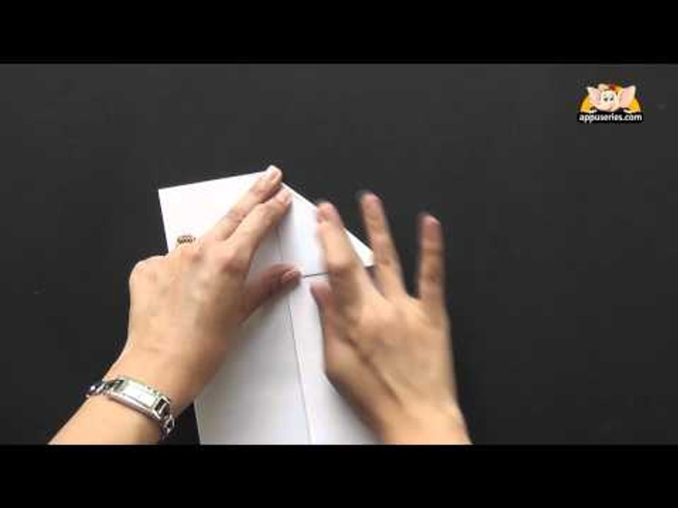 Origami in Marathi - Learn to fold a Fern Letter