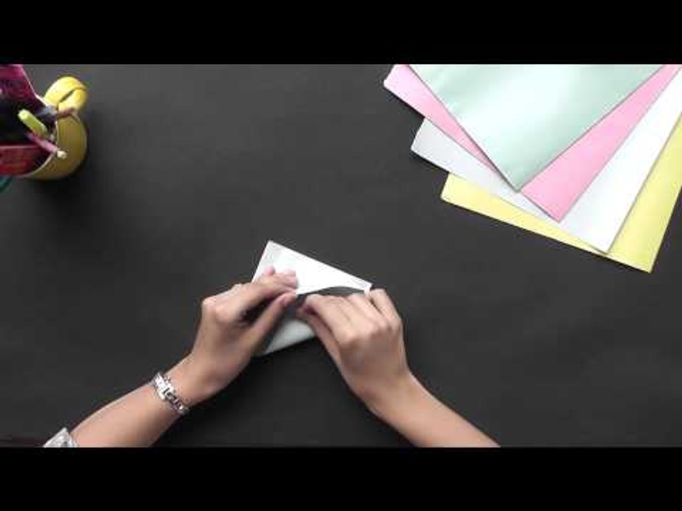Origami in Marathi - Make a Cone Boat