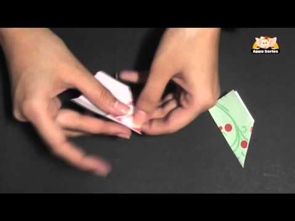 Origami in Marathi - Make a Christmas Wreath