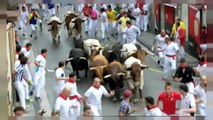Dos heridos por asta de toro en el encierro de San Fermín