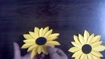 Flor gigante cómo hacer papel girasol para adele