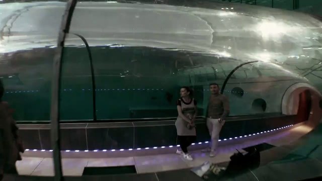 L'apnéiste français Guillaume Néry se balade au fond de la piscine la plus profonde au monde